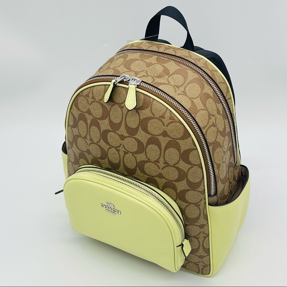 Coach Court Backpack in Signature Canvas - Picture 10 of 12